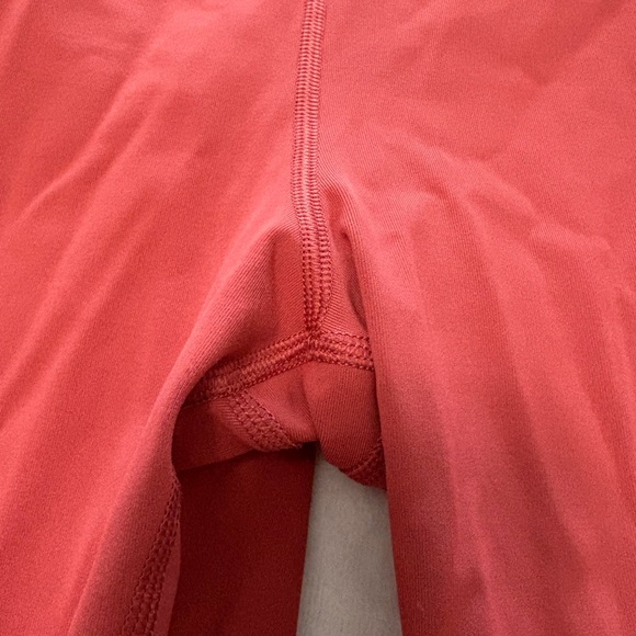 Lululemon fast and free crop burnt orange Leggings 12 - Picture 4 of 10